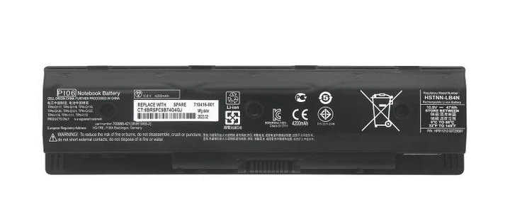 Батарея для ноутбука HP HSTNN-LB4N HSTNN-LB4O HSTNN-YB4N - PI06 (10.8V 47Wh 6cell) - Фото 1 Батарея для ноутбука HP HSTNN-LB4N HSTNN-LB4O HSTNN-YB4N - PI06 (10.8V 47Wh 6cell) - зображення 1