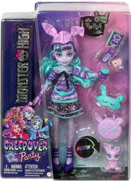 Lalka z akcesoriami Mattel Monster High Piżama Party Twyla 27 cm (0194735117673) - obraz 5
