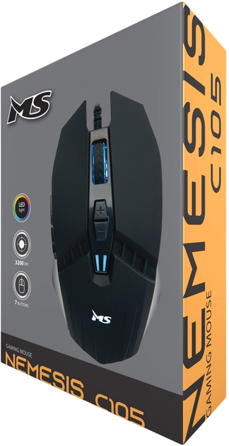 Мышь MS NEMESIS C105 USB Black (MSP20015) - изображение 5