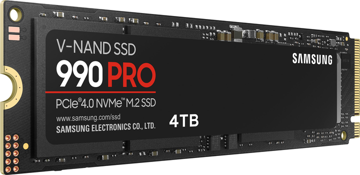 SSD диск Samsung 990 PRO 4TB M.2 2280 NVMe 2.0 PCIe 4.0 x4 V-NAND TLC (MZ-V9P4T0BW) - зображення 4