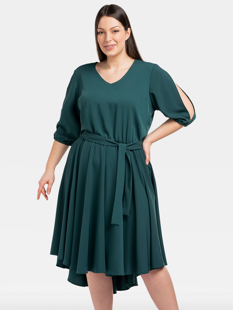Сукня міді літня жіноча Karko SB169 46/48 Зелена (5903676069881) - зображення 1