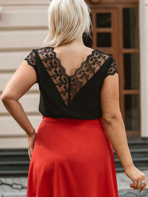 Bluzka damska Karko BA247 46-48 Czarna (5903676136705) - obraz 11