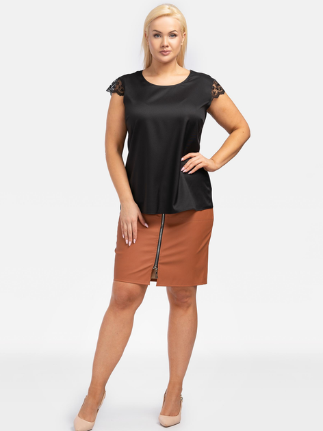 Bluzka damska Karko BA247 54-56 Czarna (5903676136729) - obraz 3