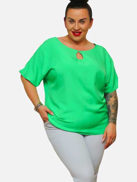 Блузка жіноча Karko BA264 46-48 Зелена (5903676150640) - зображення 1