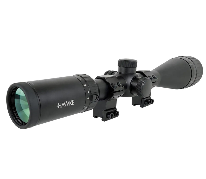 Приціл Hawke Fast Mount 4-16x50 AO IR Mil Dot з кільцями на ластівчин хвіст 11 мм - зображення 2