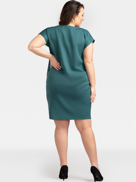 Плаття-футболка міді літнє жіноче Karko SC087 46-48 Зелене (5903676190257) - зображення 2