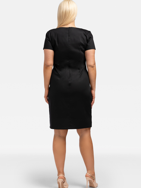Плаття-футболка міді літнє жіноче Karko SC096 42 Чорне (5903676191490) - зображення 2