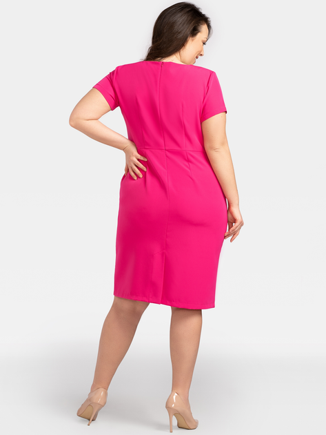 Плаття міді літнє жіноче Karko SC102 46 Рожеве (5903676187905) - зображення 2