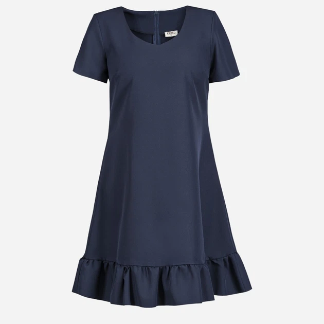 Sukienka trapezowa damska midi Karko SA546 44 Niebieska (5903676044277) - obraz 4