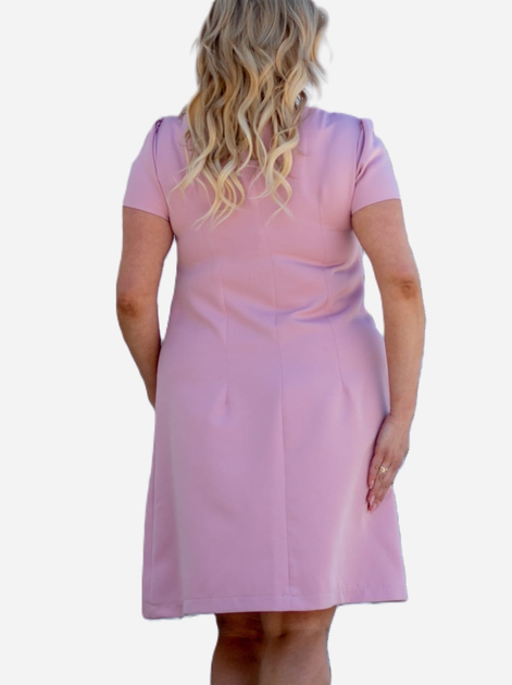 Плаття міді літнє жіноче Karko SB334 42-44 Рожеве (5903676073116) - зображення 2