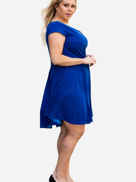 Плаття коротке літнє жіноче Karko SB146 42-44 Синє (5903676065449) - зображення 5