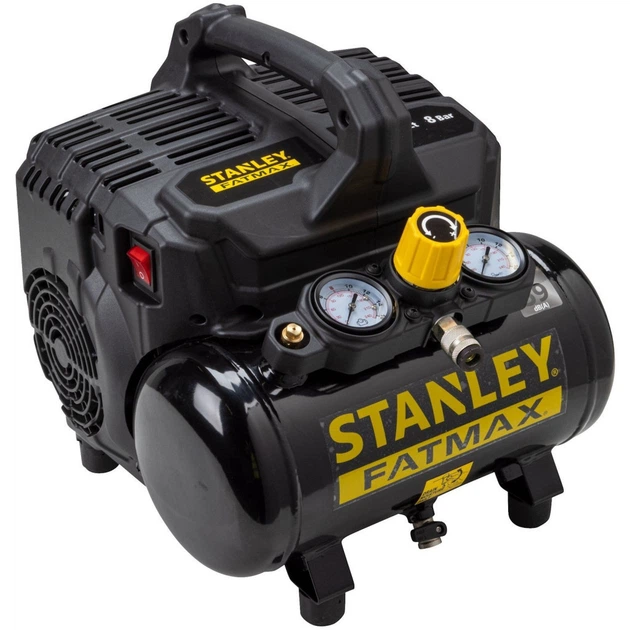 Компрессор Stanley FATMAX FMXCM0003E, 105 л/мин, 0.75 кВт, 18 кг (FMXCM0003E) - Фото 3 Компрессор Stanley FATMAX FMXCM0003E, 105 л/мин, 0.75 кВт, 18 кг (FMXCM0003E) - изображение 3