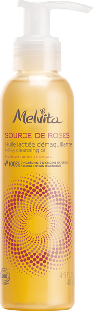 Olejek do twarzy Melvita Source de Roses Milky oczyszczający 145 ml (3284410047795) - obraz 1