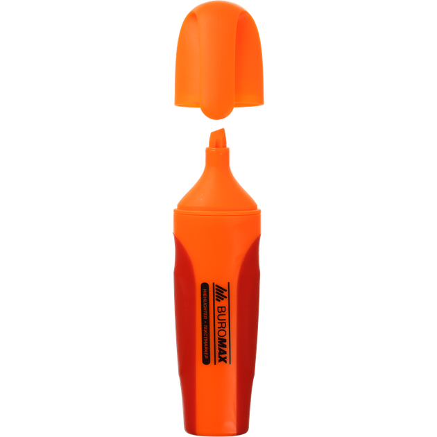 Маркер текстовиділювач Buromax Neon помаранчевий (BM.8904-11) - Фото 1 Маркер текстовиділювач Buromax Neon помаранчевий (BM.8904-11) - изображение 1