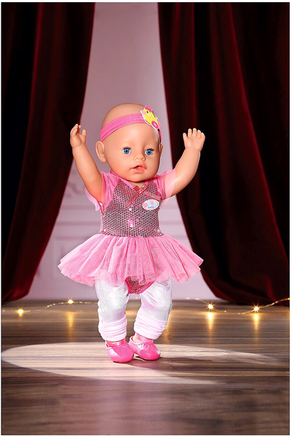 Набір одягу для ляльок Baby Born Deluxe Ballerina (4001167834176) - зображення 3
