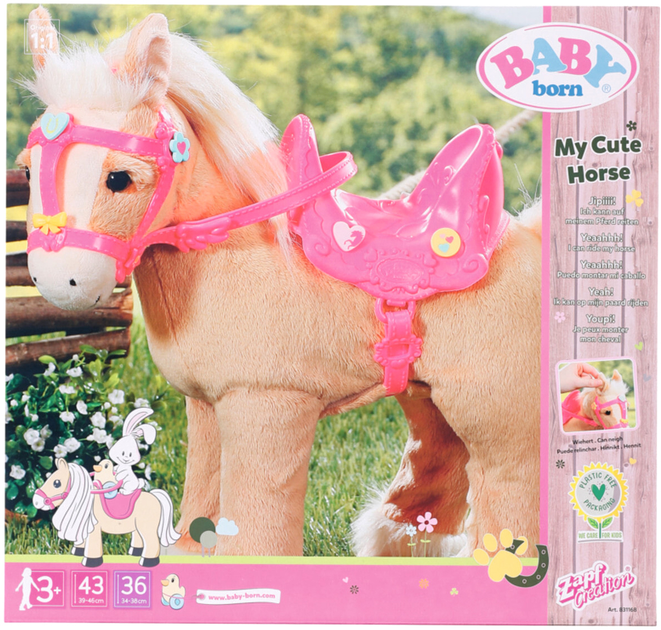 Кінь для ляльок Baby Born My Cute Horse 36 см (4001167831168) - зображення 1