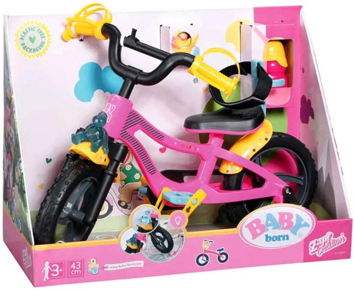 Велосипед для ляльок Baby Born Bike 835012 43 см (4001167835012) - зображення 1