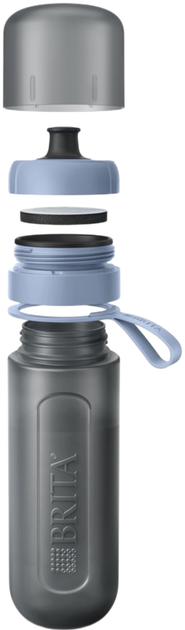 Butelka na wodę Brita Active Black Blue (1052250) - obraz 4