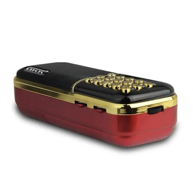 FM радиоприемник 8S1 радио на батарейках от сети USB с MP3 и фонариком - изображение 2