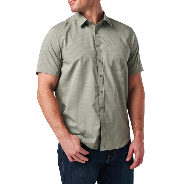 Сорочка тактична 5.11 Tactical Aerial Short Sleeve Shirt Mortar S (71378-095) - зображення 2