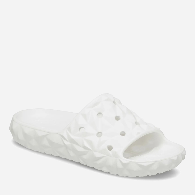 Женские шлепанцы для пляжа Crocs Classic Geometric Slide v2 209608-100 ...