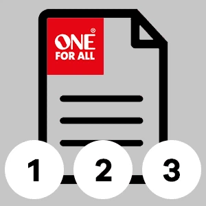 Пульт дистанционного управления One For All 1280 Contour универсальный 8 в 1 с усилителем - изображение 6