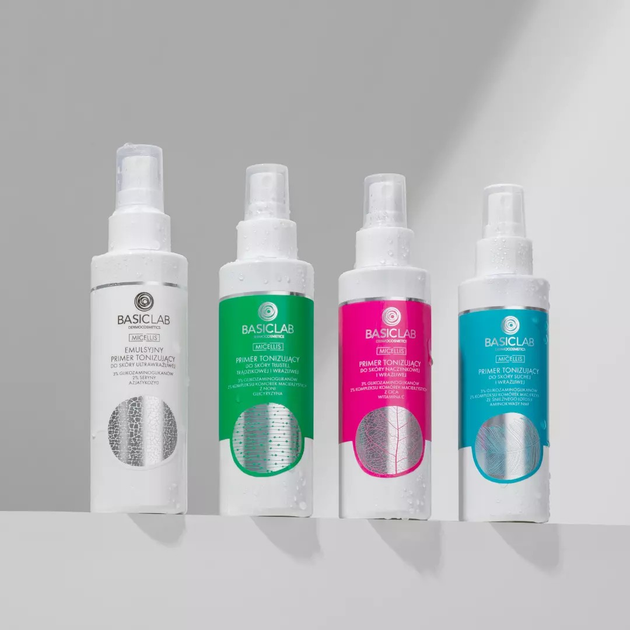 Primer tonizujący BasicLab Micellis do skóry suchej i wrażliwej 150 ml (5904639170897) - obraz 5