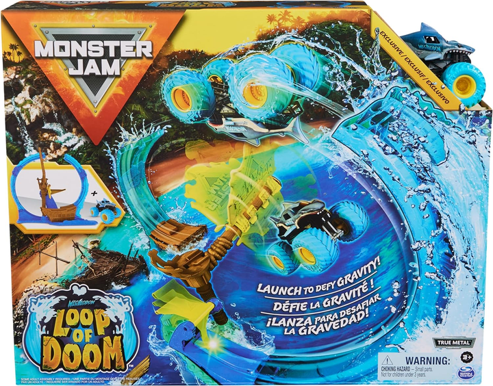 Автомобільна траса Monster Jam Loop of Doom Stunt Playset (6070018) (0681147016484) - зображення 1