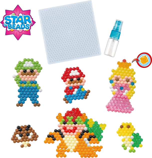 Мозаїка Epoch Aquabeads Super Mario 600 елементів (5054131319468) - зображення 2