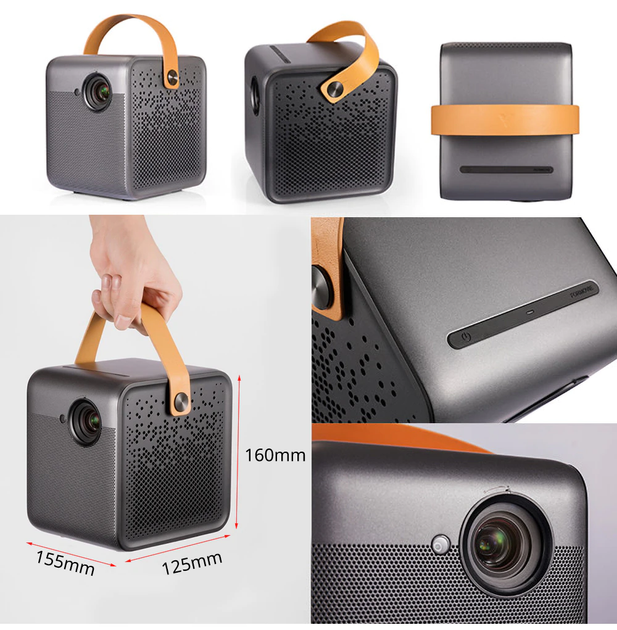 Проектор Xiaomi Formovie Dice Grey Full HD LED DLP Android с Bluetooth с аккумулятором - изображение 9