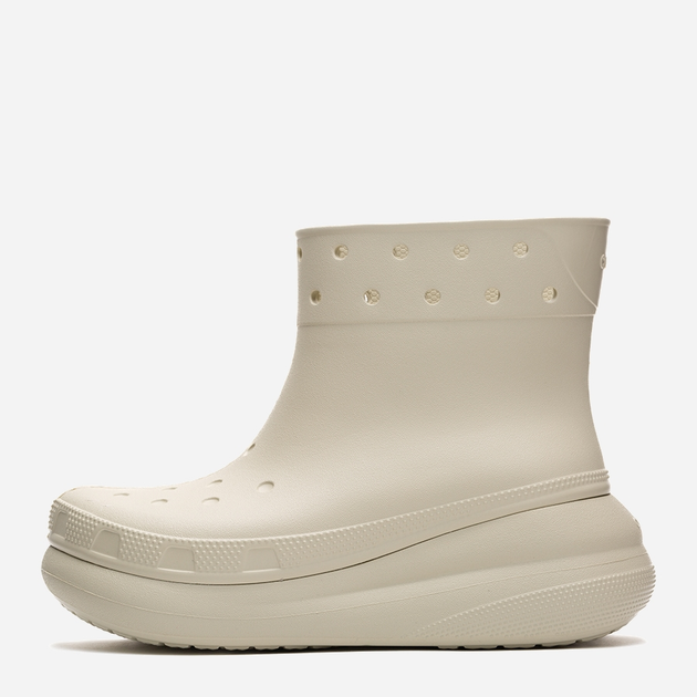 Жіночі гумові чоботи низькі Crocs Classic Crush Rain Boot 207946-BONE 41-42 Кремові (196265156979) - зображення 3