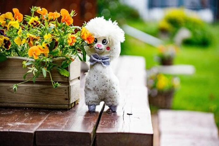 Maskotka dla dzieci InnoGIO GIOplush GIO Alpaca White Cuddly GIO-828 biała (5903317816911) - obraz 6