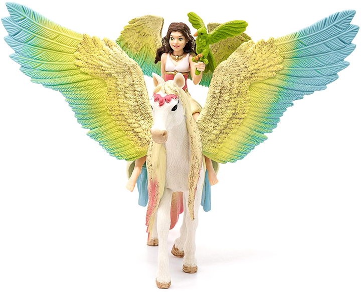 Zestaw figurek Schleich Bayala Fairy Surah With Glitter Pegasus 2 szt (4059433573786) - obraz 3
