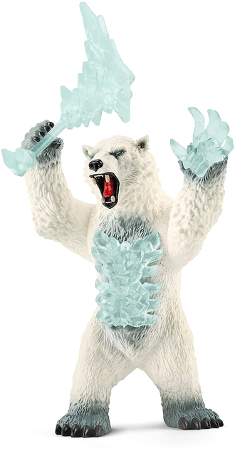 Фігурка Schleich Eldrador Creatures Blizzard Bear with Weapon 18 см (4059433469034) - зображення 2