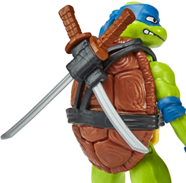 Figurka Playmates Nickelodeon Turtles Mutant Mayhem Leonardo z akcesoriami 12 cm (0043377832812) - obraz 3
