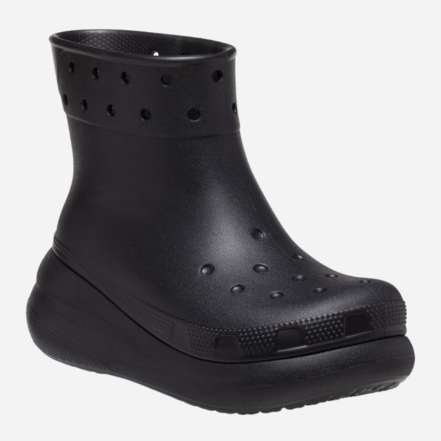 Kalosze damskie krótkie Crocs Classic Crush Rain Boot 207946-BLK 38-39 Czarne (196265156719) - obraz 2