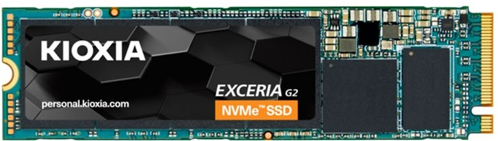 SSD диск KIOXIA EXCERIA G2 500GB M.2 2280 NVMe PCIe 3.0 TLC (LRC20Z500GG8) - зображення 1