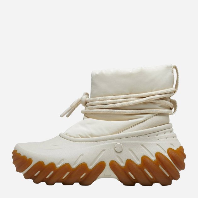 Жіночі дутики Crocs Echo Boot 208716-STUC 39-40 Бежеві (196265413140) - зображення 3