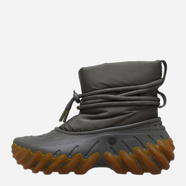 Жіночі дутики Crocs Echo Boot 208716-DUOV 37-38 Темно-оливкові (196265413447) - зображення 3