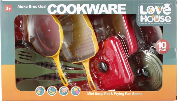 Кухонний набір Mega Creative Cookware Mini Souo Pot & Frying Pan (5908275194682) - зображення 1