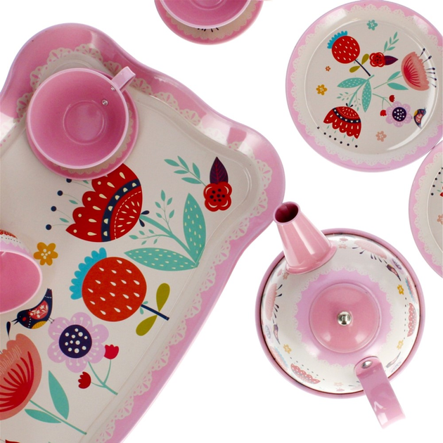 Кухонний набір металевий Mega Creative Boutique Tea 14 елементів (5908275194521) - зображення 6