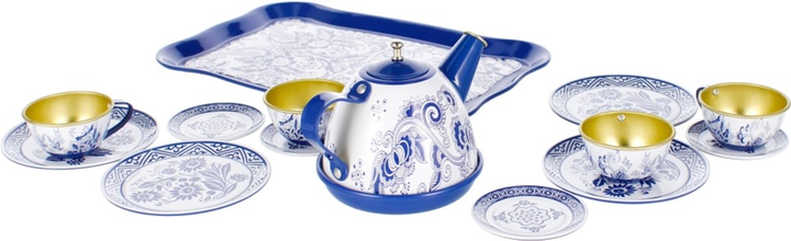 Кухонний набір металевий Mega Creative Boutique Tea 15 елементів (5904335897012) - зображення 3