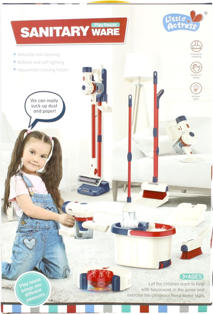 Набір для прибирання Mega Creative Little Actress Play House Sanitary Ware (5908275191353) - зображення 1