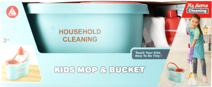 Zestaw do sprzątania Mega Creative My Home Cleaning Kids Mop & Bucket (5904335894868) - obraz 1