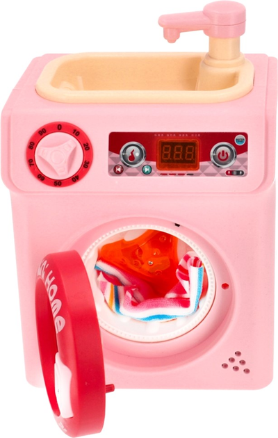 Pralka Ao Xie Toys Mini Appliance z umywalką Różowa (5908275124061) - obraz 8