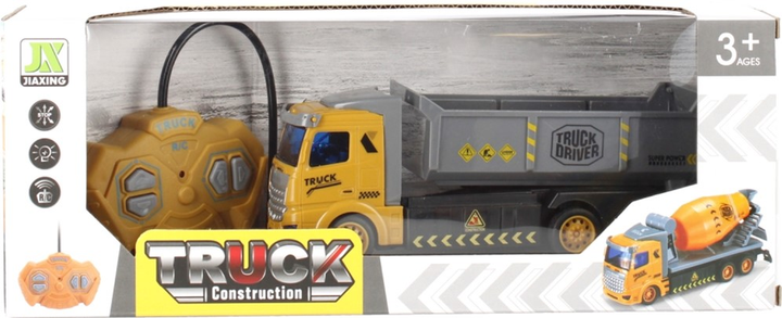 Wywrotka zdalnie sterowana Mega Creative Truck Construcktion RC (5908275184904) - obraz 1