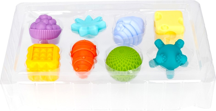 Zestaw zabawek sensorycznych Bam Bam Textured Toys 8 szt (5908275124672) - obraz 2