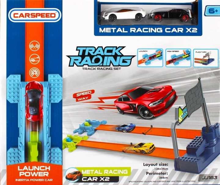 Tor samochodowy Mega Creative CarSpeed Track Racing 502241 (5904335857313) - obraz 1