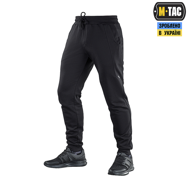 Штани M-Tac Stealth Cotton Black L/L - зображення 1