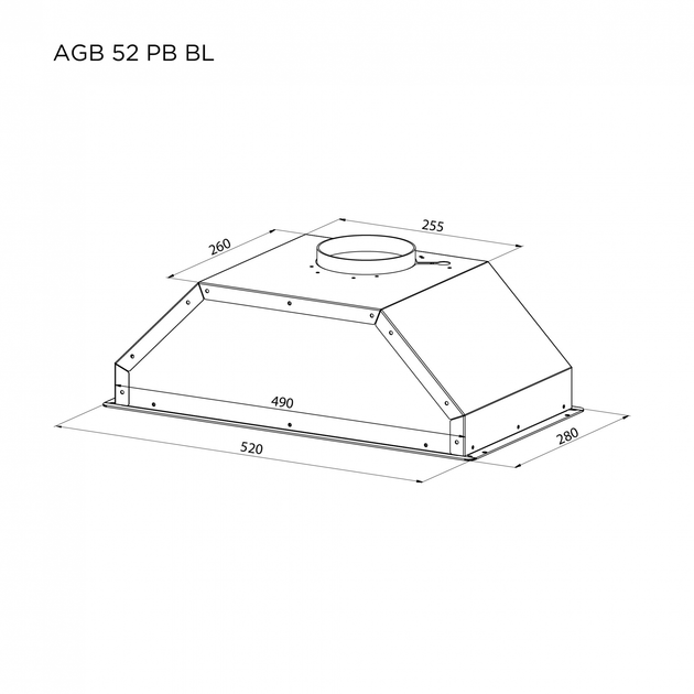 Витяжка Pyramida AGB 52 PB IX - изображение 6